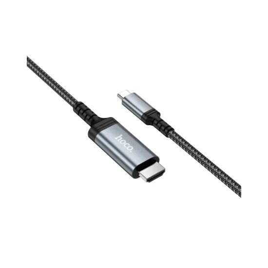 Kabel USB-C/HDMI 4K 30 Hz, 1,8 m, UA43, šedý - Hoco