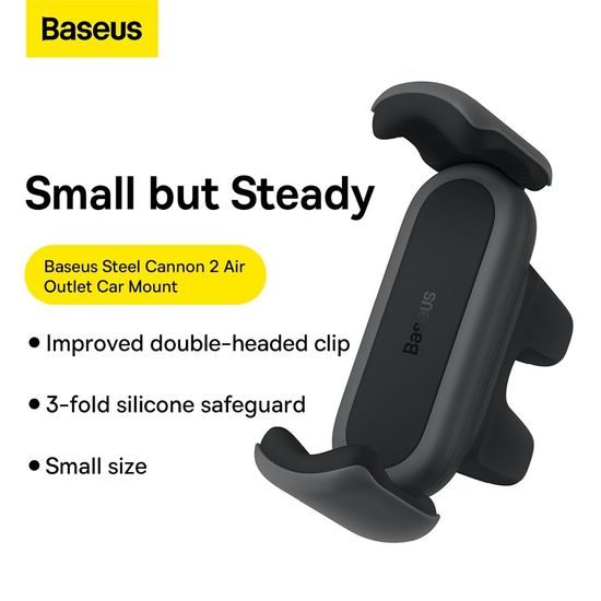 Držák do auta do ventilace černý - Baseus