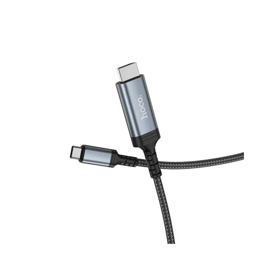 Kabel USB-C/HDMI 4K 30 Hz, 1,8 m, UA43, šedý - Hoco