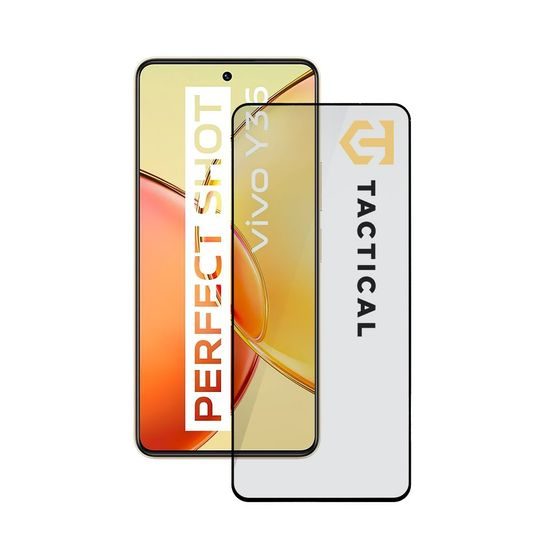 Tvrzené / ochranné sklo Vivo Y36 5D černé - Tactical Glass