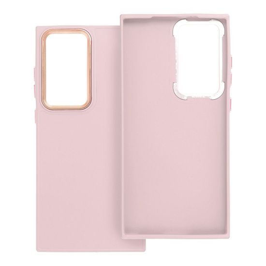 Obal / kryt na Samsung Galaxy S23 Ultra růžový - Frame Case