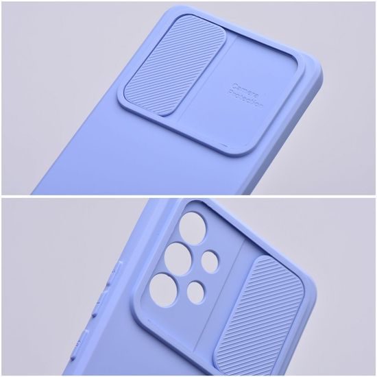 Obal / kryt na Samsung Galaxy A32 5G fialový - SLIDE Case