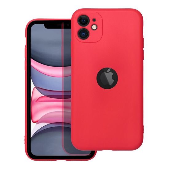 Obal / kryt pre Apple iPhone 11 červené - Forcell Soft
