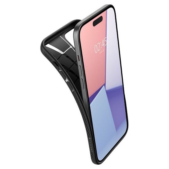 Obal / kryt na Apple iPhone 15 PLUS čierne - SPIGEN Liquid Air