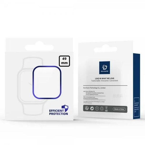 Tvrzené / ochranné sklo Apple Watch Ultra/Ultra 2 49mm černé - DUX DUCIS