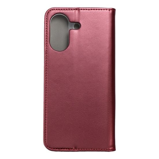 Pouzdro / obal na Xiaomi Redmi 13C bordó - knížkové Smart Magneto