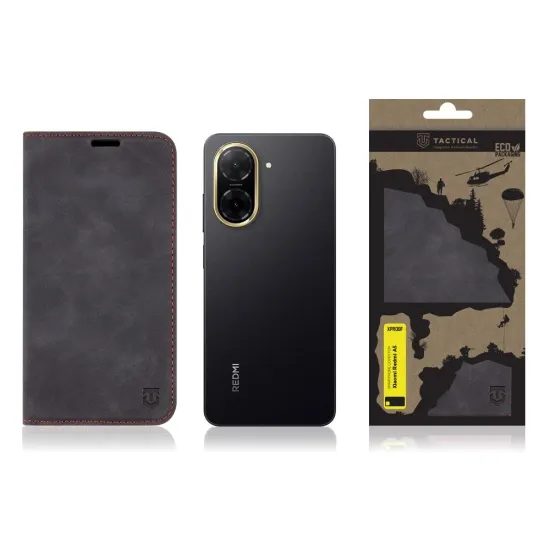 Pouzdro / obal na Xiaomi Redmi A5 černé - knížkové Tactical Xproof Black Hawk