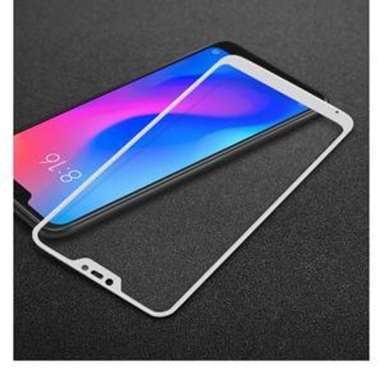 Tvrdené / ochranné sklo Xiaomi Mi A2 Lite / Redmi 6 PRO biele - 5D plne lepené