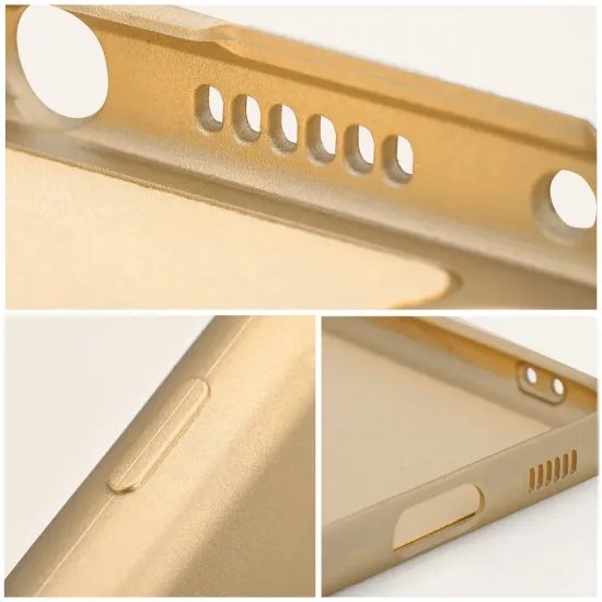 Obal / kryt na Apple iPhone 16e Zlatý - Metallic Case