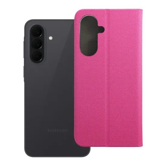 Pouzdro / obal na Samsung Galaxy A37 5G růžový - knížkové Sensitive