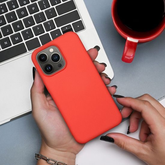 Obal / kryt na Xiaomi Redmi 12C oranžový - Silicone Case