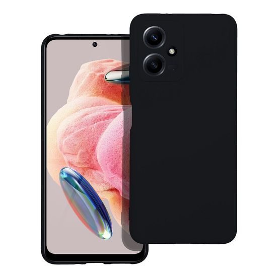 Obal / kryt na Xiaomi Redmi NOTE 12 5G čierny - SILIKÓNOVÉ puzdro