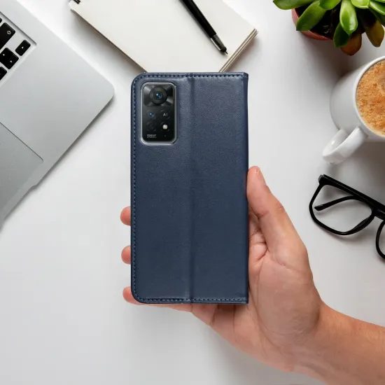 Pouzdro / obal na Xiaomi Redmi Note 15 Pro 5G tmavě modré - knížkové Smart Magneto Book Case