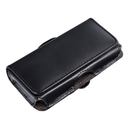 Puzdro / obal pre Sony Xperia J/ST26I / Apple Iphone 5/5S/5SE/5C čierny - na opasok Forcell Case Classic 100A Model 0