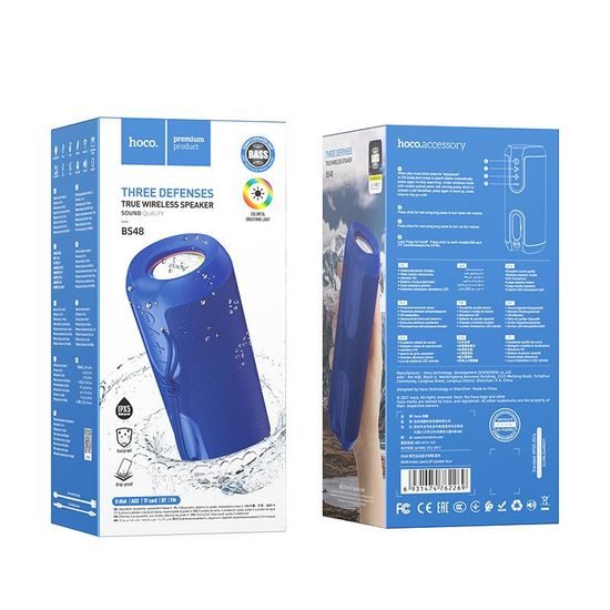 Bezdrôtový reproduktor Bluetooth HOCO Artistic sports BS48 modrý