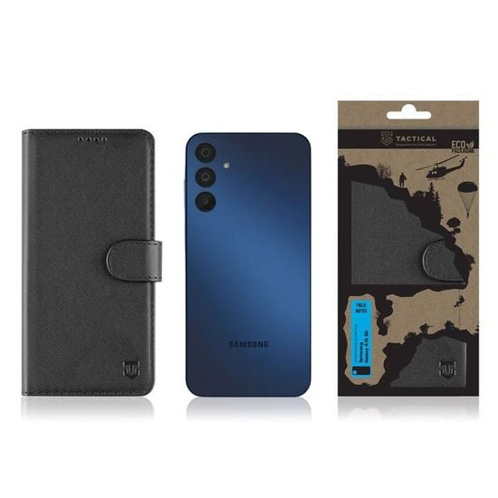 Pouzdro / obal na Samsung Galaxy A14 4G černé - knížkové Tactical Field Notes