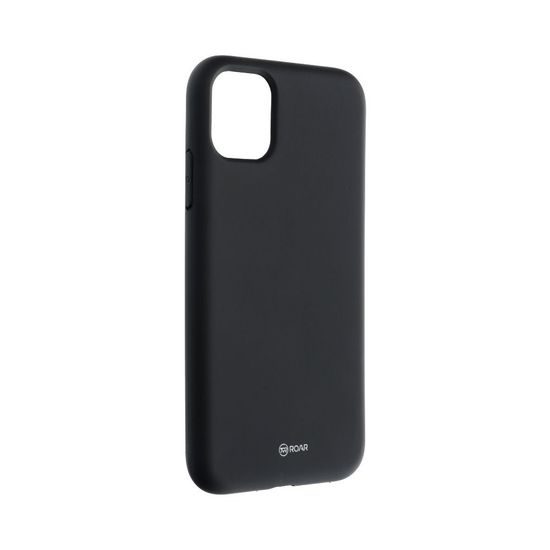 Obal / kryt na iPhone 11 čierne - Jelly Case Roar