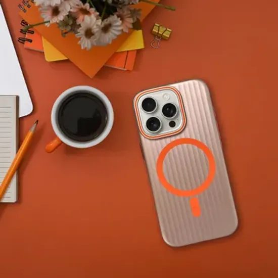 Obal / kryt na Apple iPhone 13 růžový - SIMPLE MagSafe