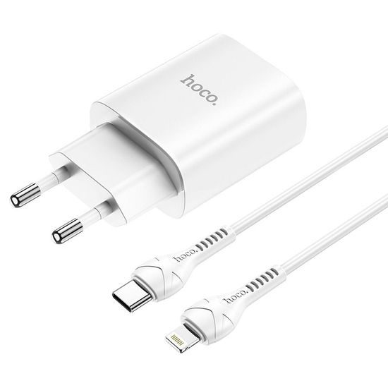Nabíječka USB-C / Lightening 20W bílá - HOCO