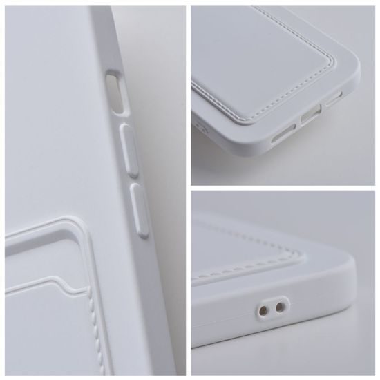 Obal / kryt na Samsung Galaxy A03S bílý Forcell Card