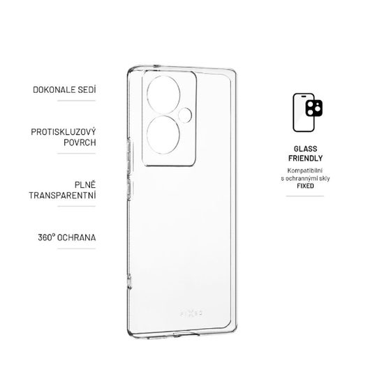 Obal / kryt na Vivo V29 lite 5G transparentný - FIXED