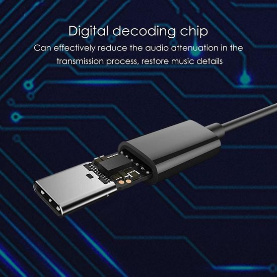 Originalní sluchátka Xiaomi USB-C černé