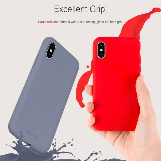Obal / kryt na Samsung Galaxy A72 LTE modrý - Mercury Silicone