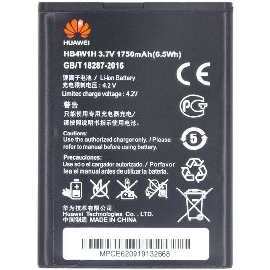Bateri Huawei HB4W1H 1750 mAh Li-lon (BULK) C8813,Y210, G510, G52