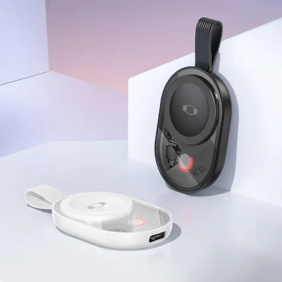 Bezdrátová nabíječka pro Apple Watch a Samsung Galaxy Watch 2.5W - černá