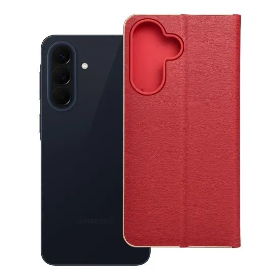 Pouzdro / obal na Samsung Galaxy A57 5G červené - knížkové LUNA Book