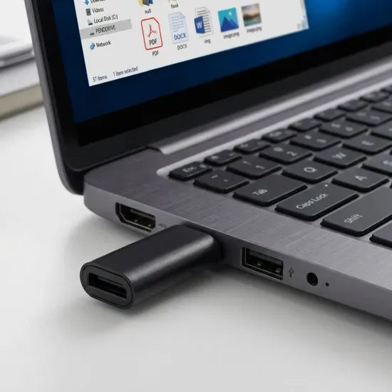 Adapter Micro USB / Type C černý - Blue Star