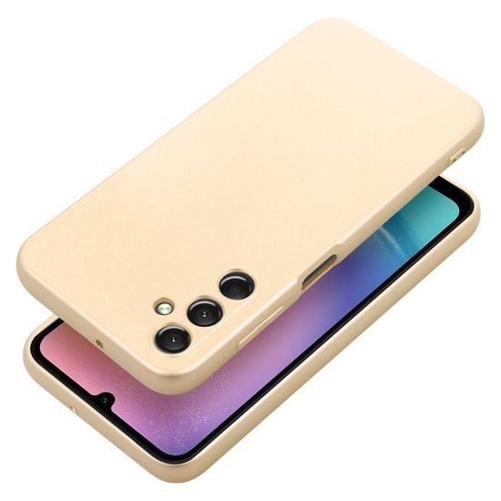 Obal / kryt na Samsung Galaxy A25 zlatý - METALLIC