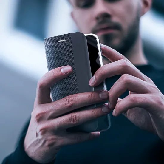 Pouzdro / obal na Xiaomi Redmi A5 černé - knížkové Sensitive book