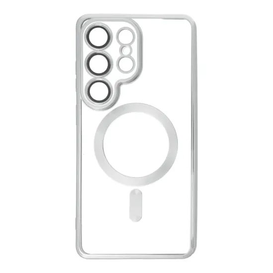 Obal / kryt na Samsung Galaxy S26 Ultra stříbrný - Electro Mag Cover