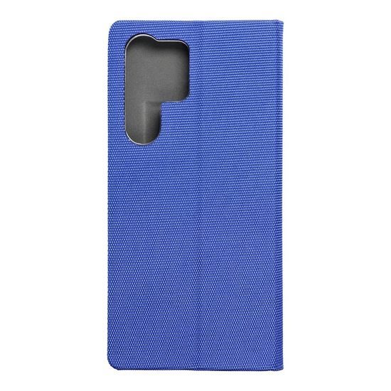 Puzdro / obal na Samsung Galaxy S23 Ultra modré - kniha SENSITIVE Book