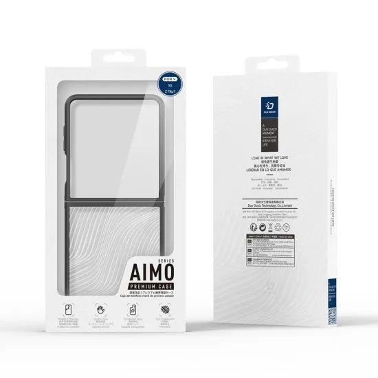 Obal / kryt na Samsung Galaxy Z Flip7 černý - Aimo Dux Ducis Case
