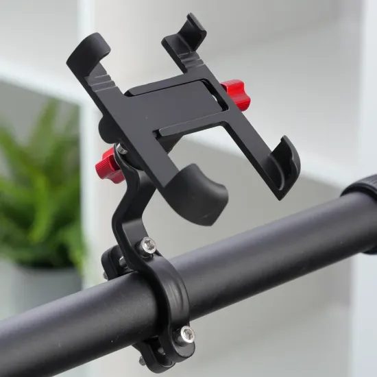 Držák na kolo hliníkový - černý