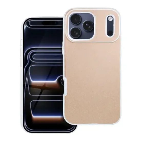 Obal / kryt na Apple iPhone 17 Pro Max zlatý - SHINING