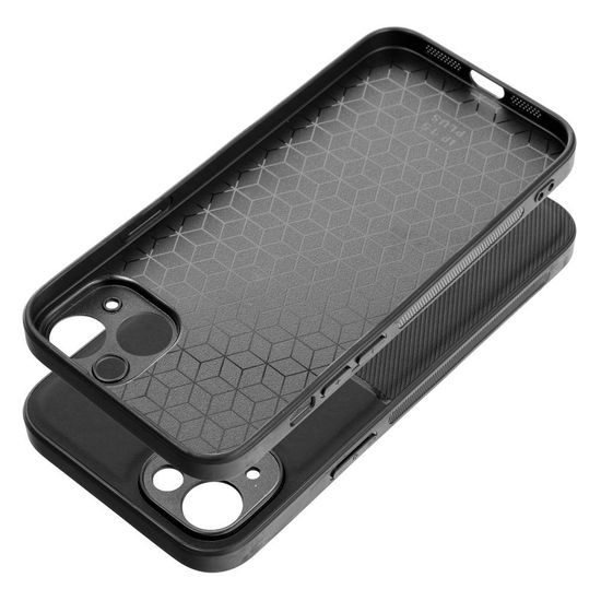 Obal / kryt na Apple iPhone 15 Plus čierne - Forcell NOBLE