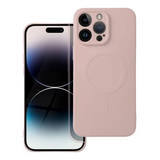 Obal / kryt na Apple iPhone 14 PRO MAX růžový - Mag Cover