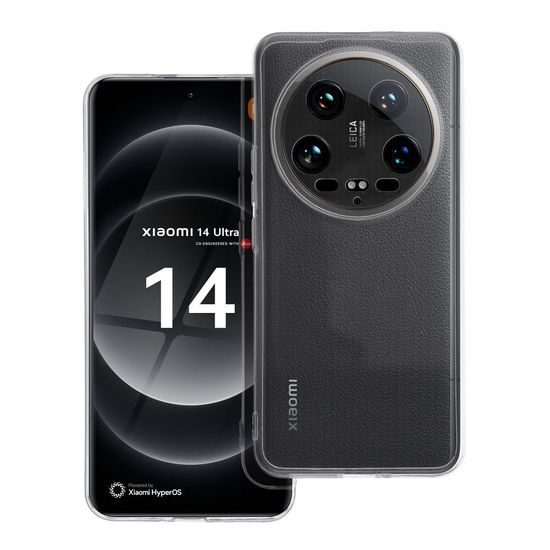 Obal / kryt na Xiaomi 14 ULTRA transparentný - CLEAR 2mm