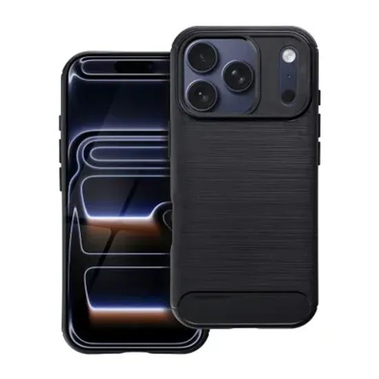 Obal / kryt na Apple iPhone 17 Pro černý - CARBON