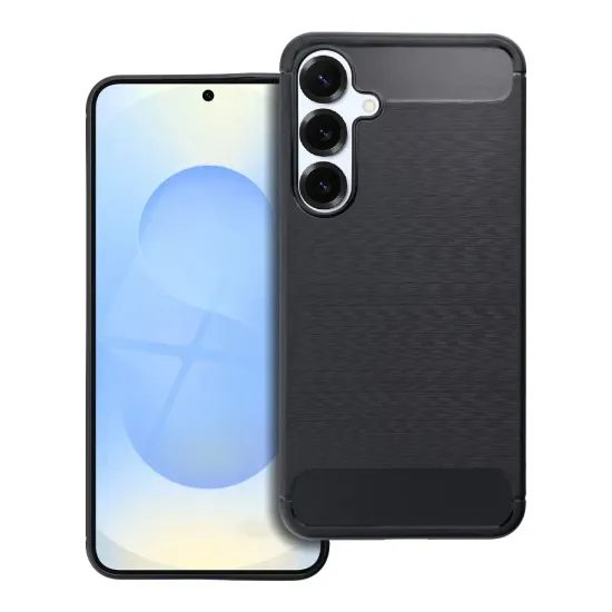 Obal / kryt na Samsung Galaxy S25 Plus černý - carbon case