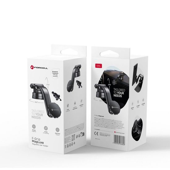 Magnetický držák telefonu do auta do mřížky / palubové desky / čelního skla - Forcell F-Grip MagLuxe