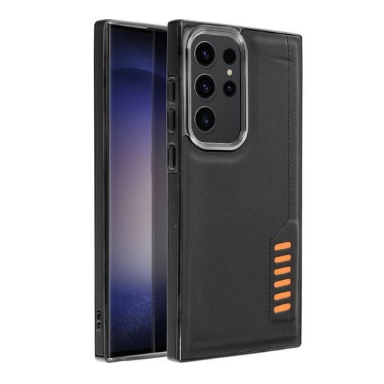 Obal / kryt na Samsung Galaxy S23 Ultra čierny - MILANO Case