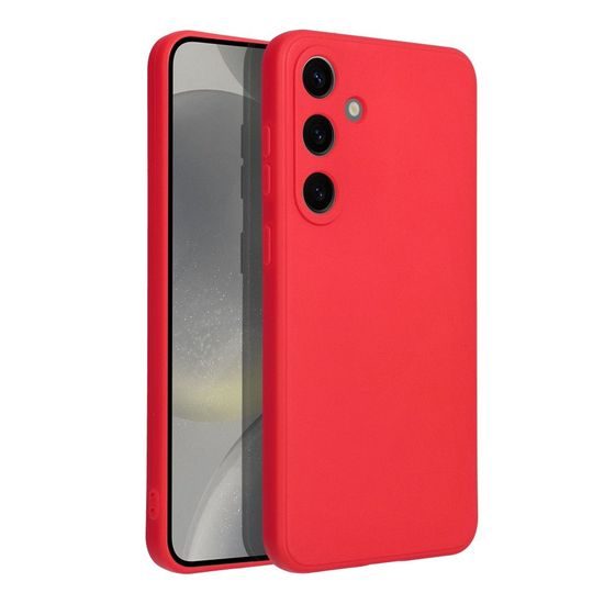 Obal / kryt na Samsung Galaxy S24 PLUS červený - SOFT