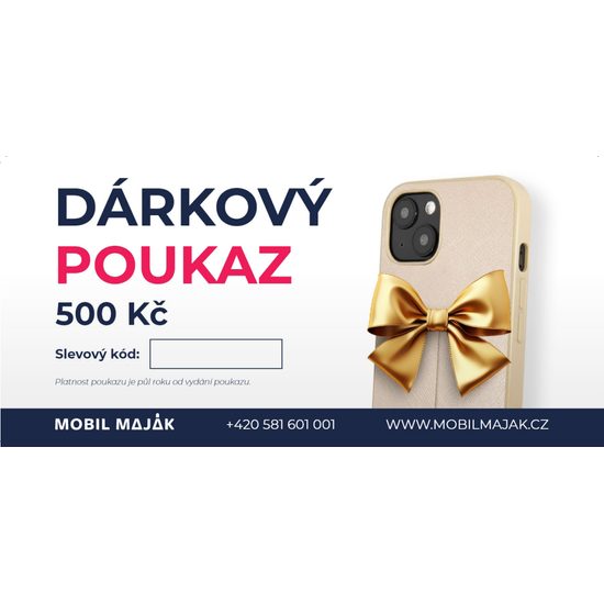 Poukaz 500 - tištěný