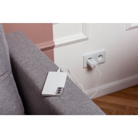 Cestovní nabíječka Forcell vstup USB C s kabelem Typ C - 3A 25W s funkcí PD a QC 4.0