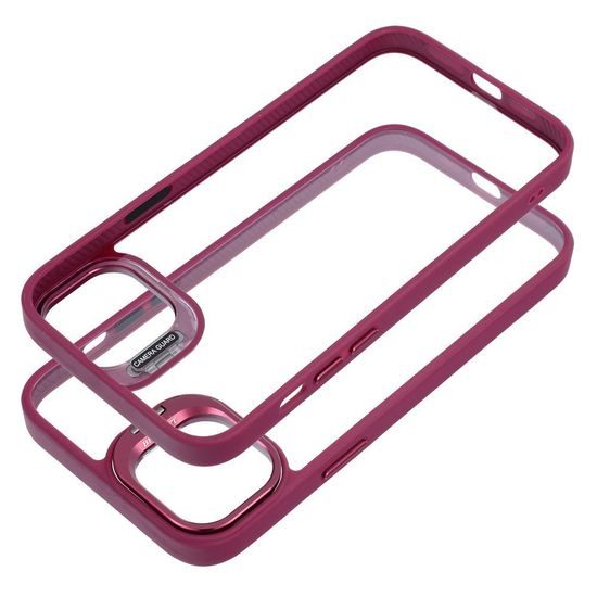 Obal / kryt na Apple iPhone 15 PLUS fialové - BRACKET