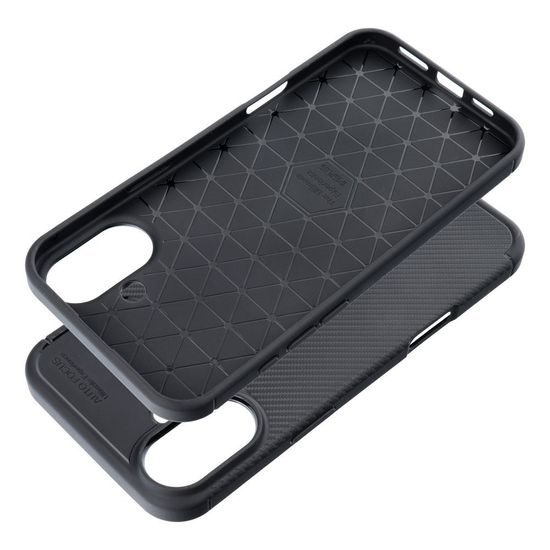 Obal / kryt na Apple iPhone 16 Plus černý - CARBON PREMIUM